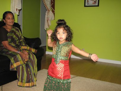 Ananya's early dance pose